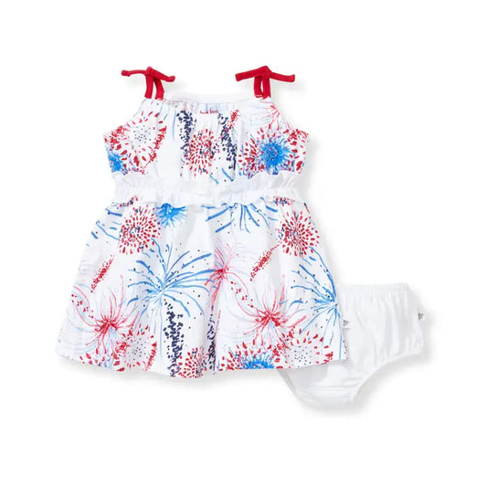 Firecracker Dress and Diaper Cover