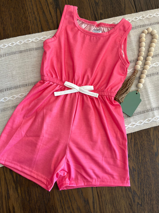 Hot Pink Romper